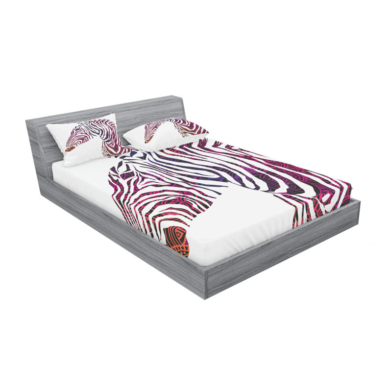 Microfiber Sheet Set, Full/Double Sheet Set with Fitted Sheet