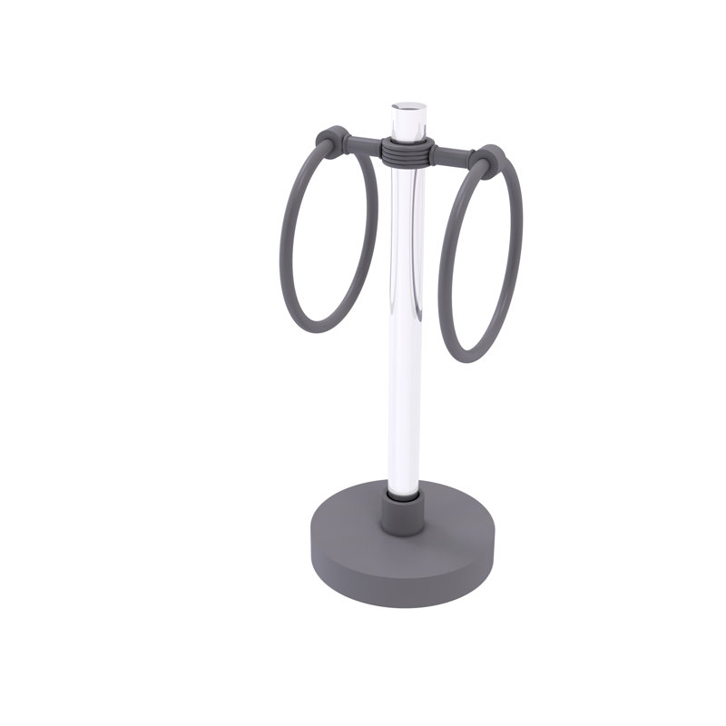 Porte-serviettes de comptoir Margolis, Gris mat