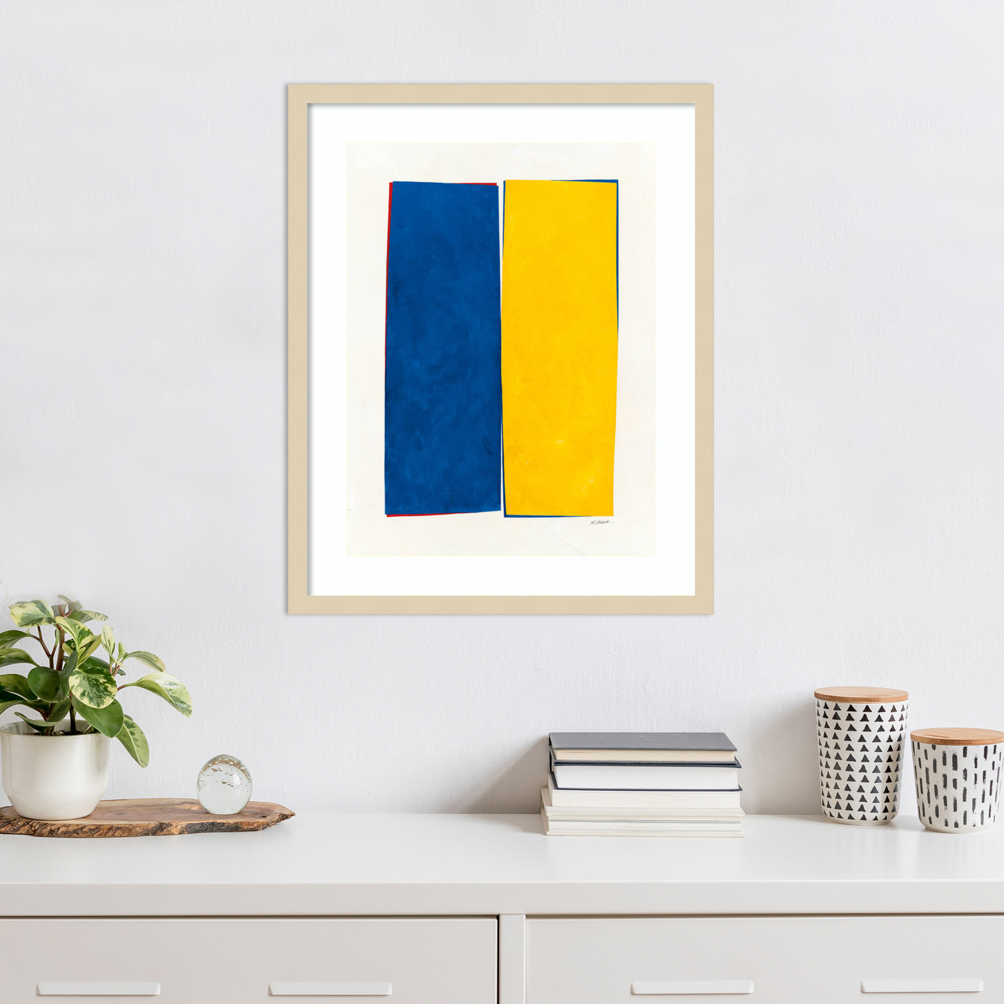 Monolithic I Wood Framed Wall Art Print, Brown Framed, 25" H x 20" W