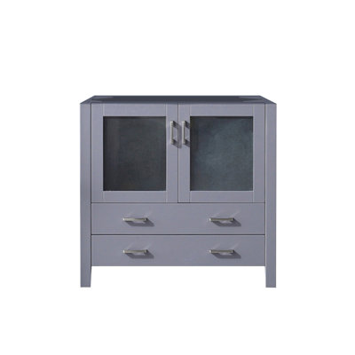 Meuble-lavabo gris foncé 36 po X P 18,25 po D