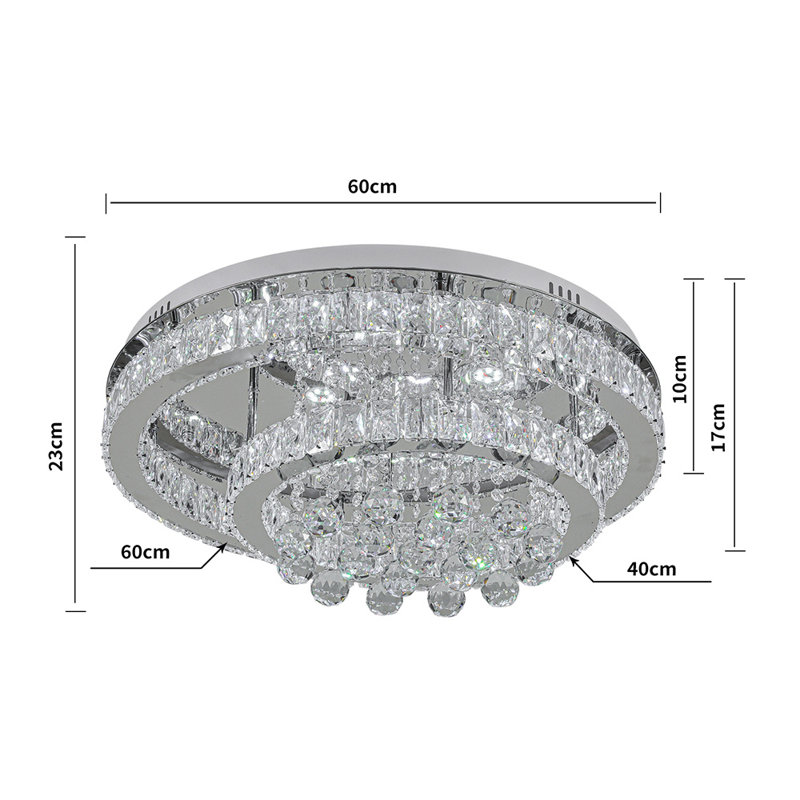 Auris LED Semi Flush Mount