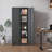 72"H Metal Garage Storage Cabinet,Steel Locking Cabinet with Doors and 4 Shelves, Tall Cabinets for Garage Storage Systems Lockable File Cabinet for Home Office