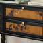 Console en bois massif noir et brun-133963238