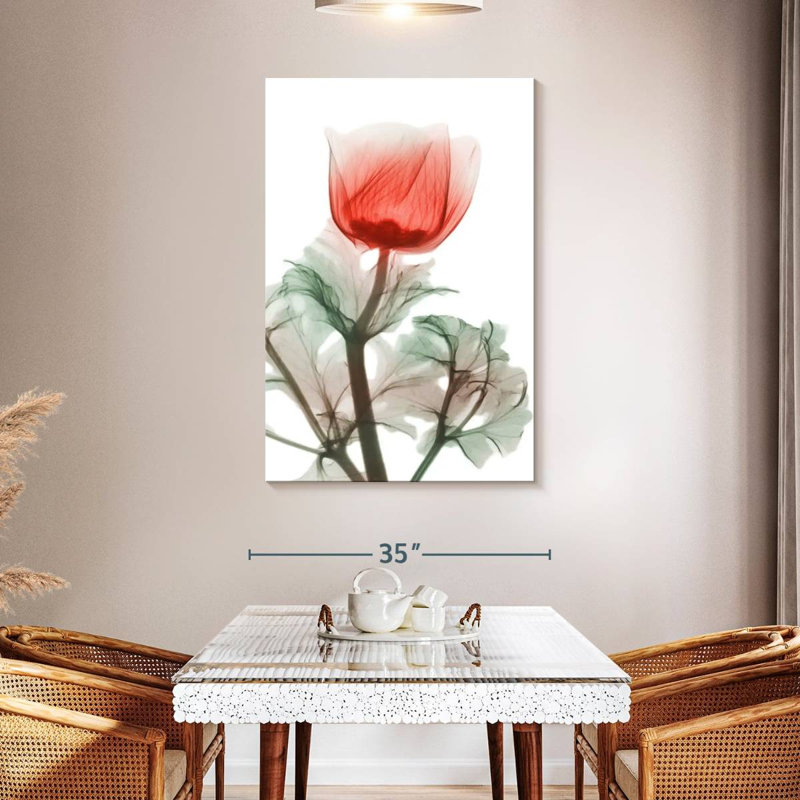 Anémone Harnek Lonely Poinciana, H 48 po x l 32 po