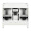 Meuble-lavabo de salle de bain sans lavabo supérieur-1025965740