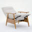 Fauteuil inclinable à accoudoirs en bois-1752443931