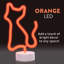 Lampe de table à DEL 10 po Xtreme Lit Orange