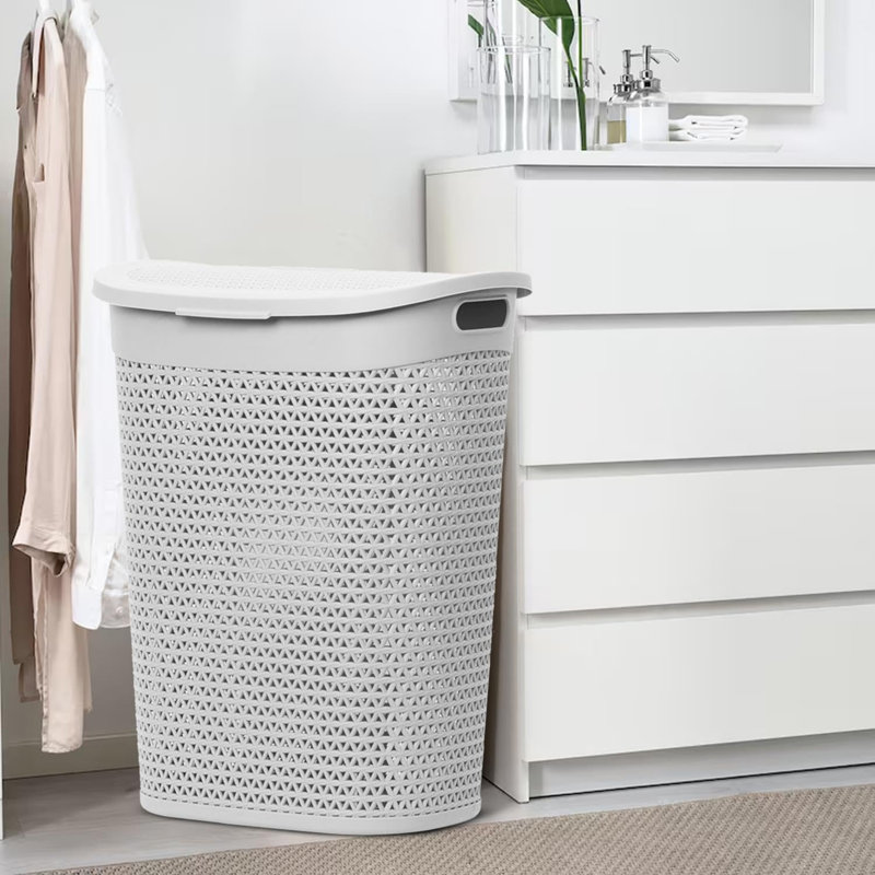 TPE & PP Laundry Cart, White