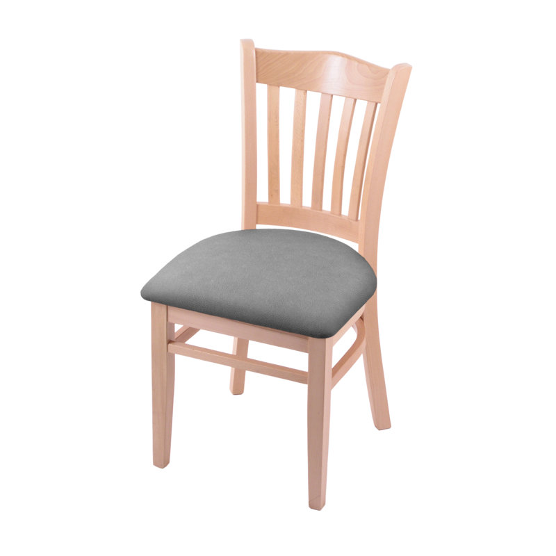 Hampton 18'' H Upholstered Beech Side Chair, Natural, Canter Folkstone Gray