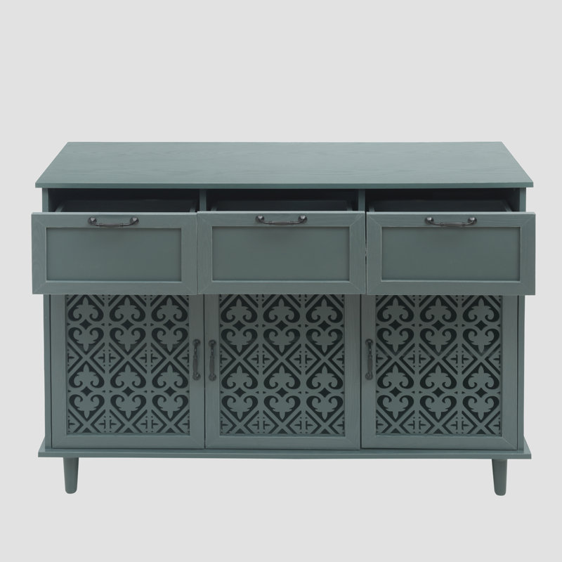 Armoire d'appoint Matfield, Vert foncé