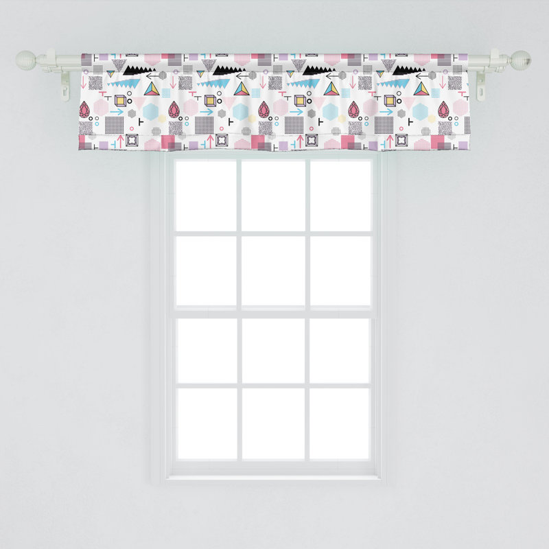 Ensemble de 2 flèches Memphis Cubes Ambesonne, L 54 po x L 12 po