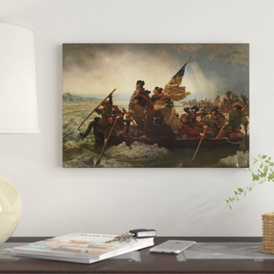 " Painting Of George Washington Crossing The Delaware " Graphic Art