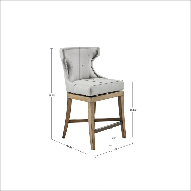 Tabouret de comptoir avec siège pivotant