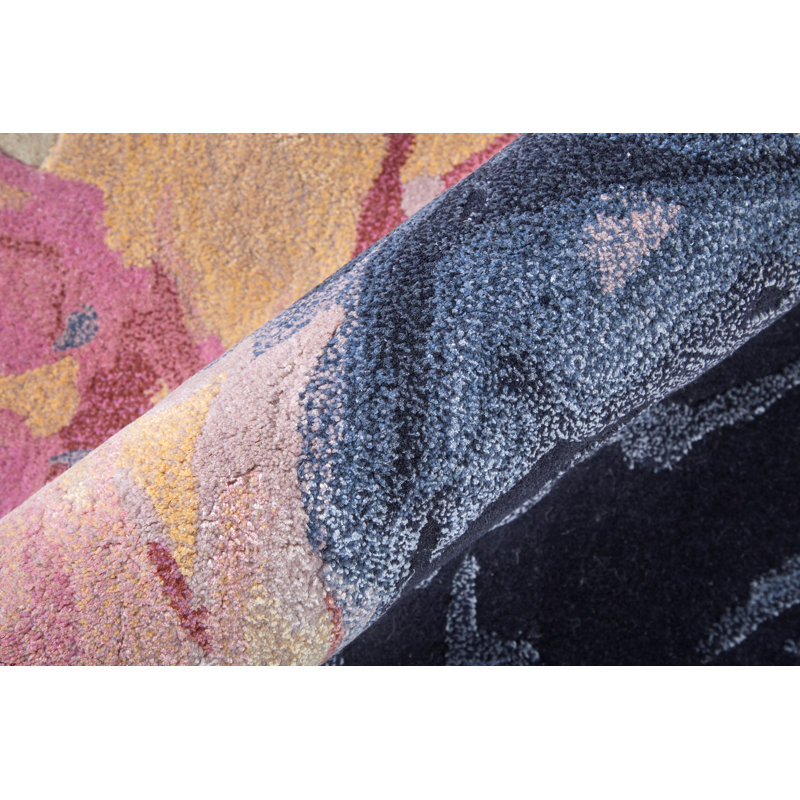 Kawai Modern Abstract Area Rug, Rectangle 10' x 14'