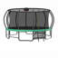 Trampoline 15 pi avec panier de basketball - Trampolines récréatives avec échelle, sac à chaussures et revêtement antirouille galvanisé-120886653