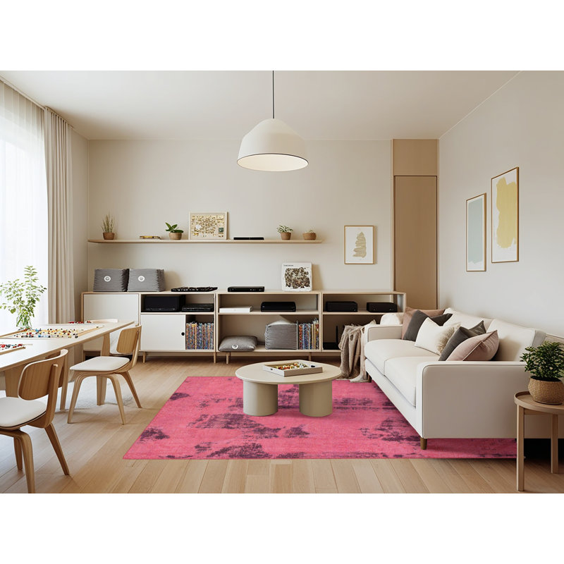 Tapis abstrait moderne 1365, Rectangle 7 pi x 9 pi