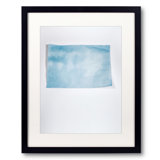 Sky Blue On White Print by Scott Norris