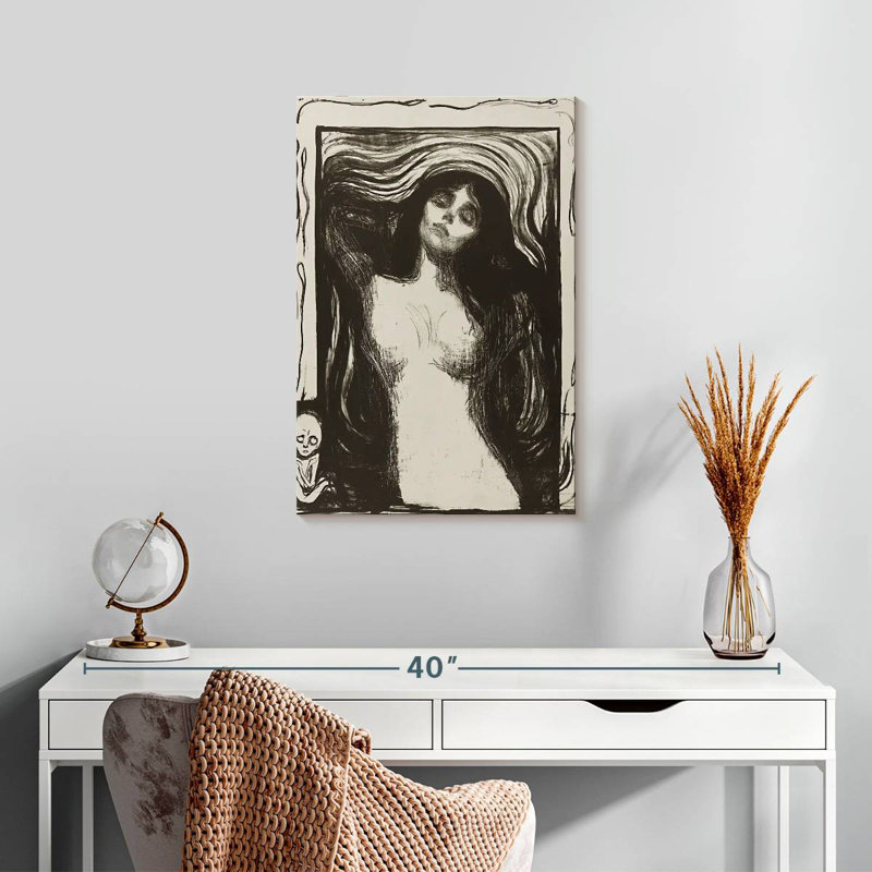 Leisha Madonna Liebendes Weib 1895, H 24 po x l 16 po