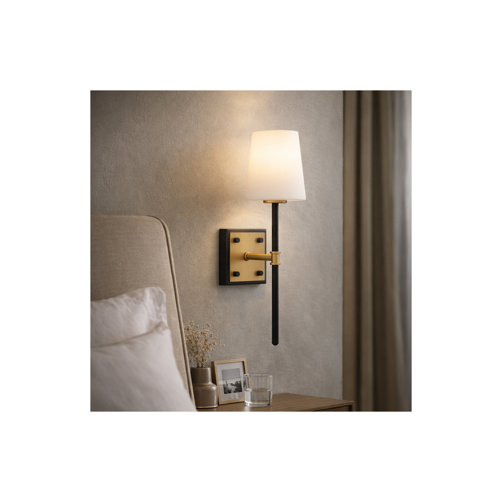Osie Etched Hand-Blown Glass Wallchiere