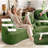 65" Chenille Curved Sofa-83367163