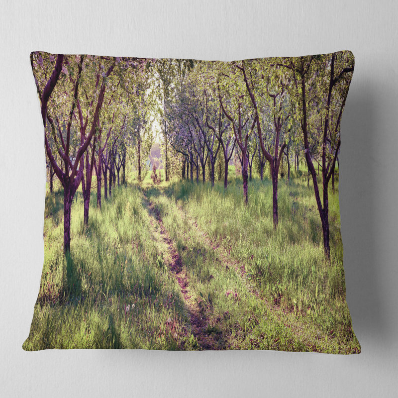 Coussin Blossom Apples Garden, 16 po x 1 po, Carré