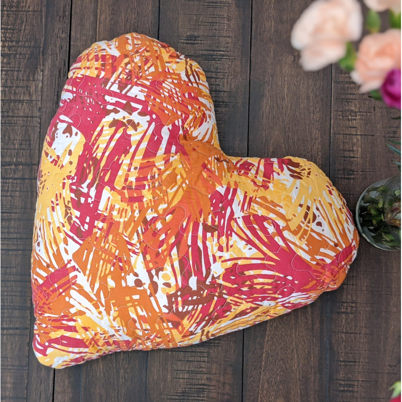 Abstract Reversible Throw Pillow