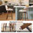 26'' Counter Modern Upholstered 360° Swivel Bar Stools With Curved Backrest & Solid Wood Frame -Linen (Set Of 4)-534405173