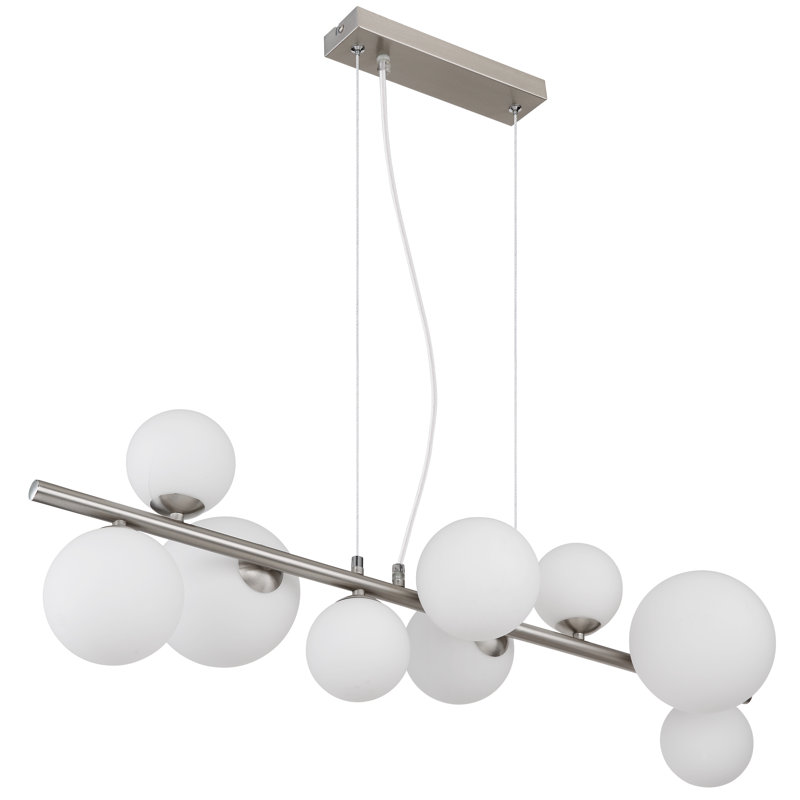 48 9 - Light Natural Pendant, Opaline