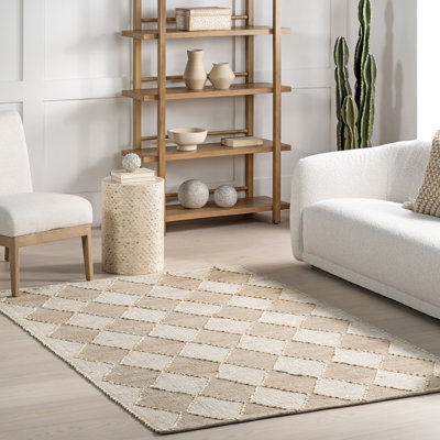 Tapis à rayures en jute Freyja