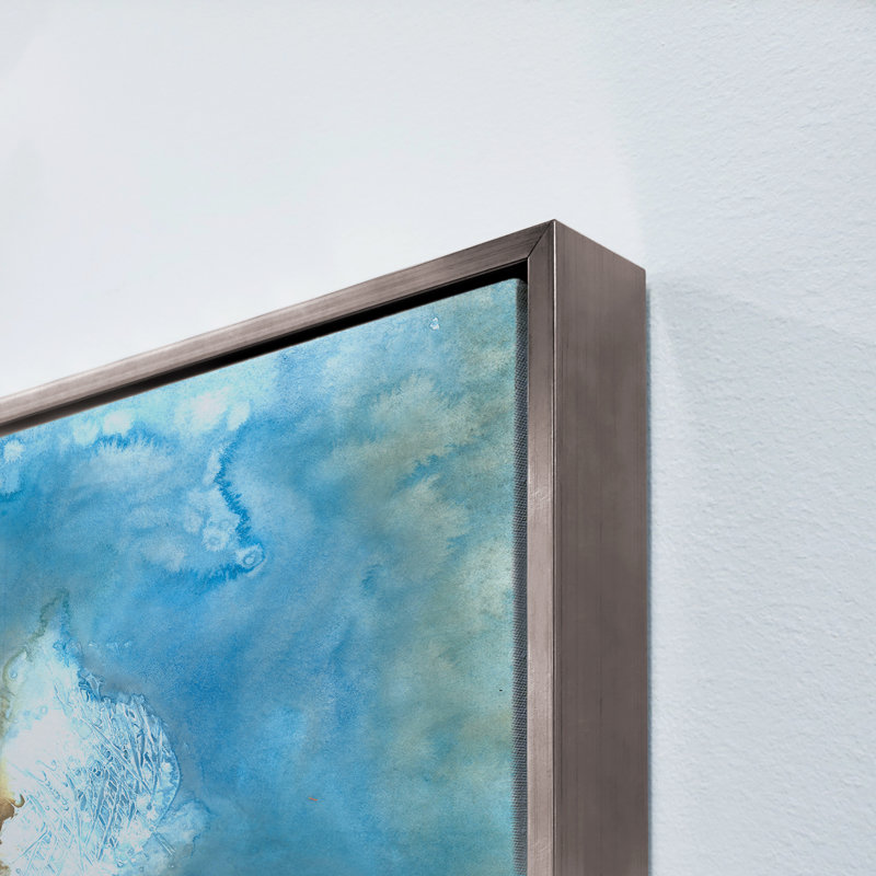 «Silent Show I» par Danielle Davis - peinture sur toile à cadre flottant