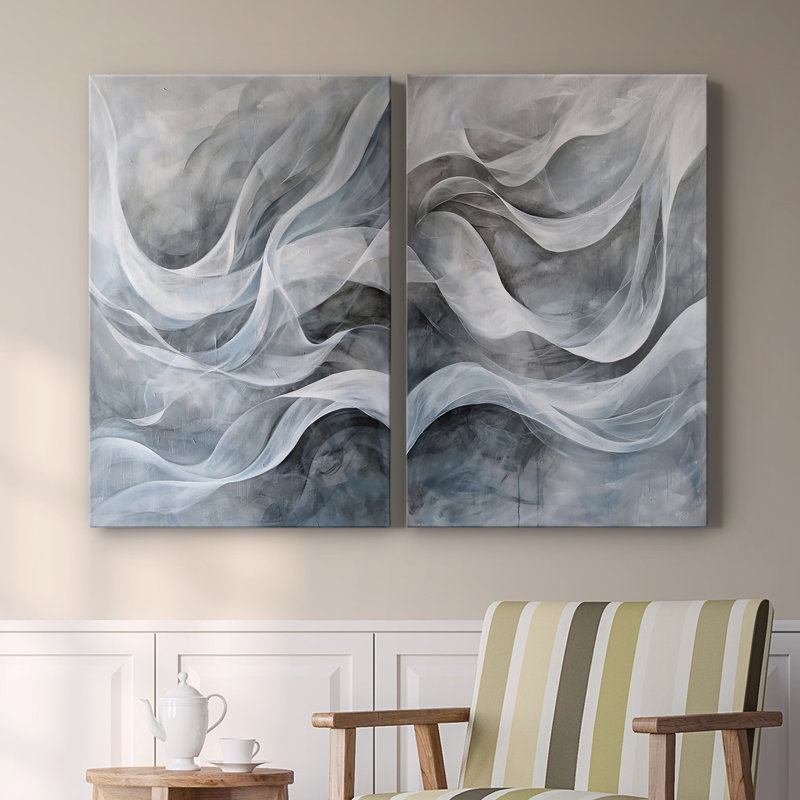 ABSTRACT Series CDLXIII-Premium Gallery Wrapped Canvas -Ready to Hang, 18" H x 24" W