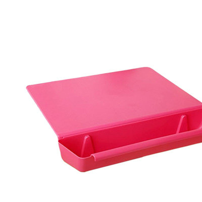 -in-1 Foldable Mat With Storage Basket Two In One Cutting Board Non Slip Cutting Board Detachable Kitchen Supplies Plastic Cutting Board Set