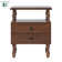 Vivienne Easy Assembly Solid Wood Spindle 2-Drawer Nightstand