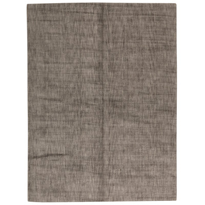 Tapis brun / beige de haute qualité noué à la main