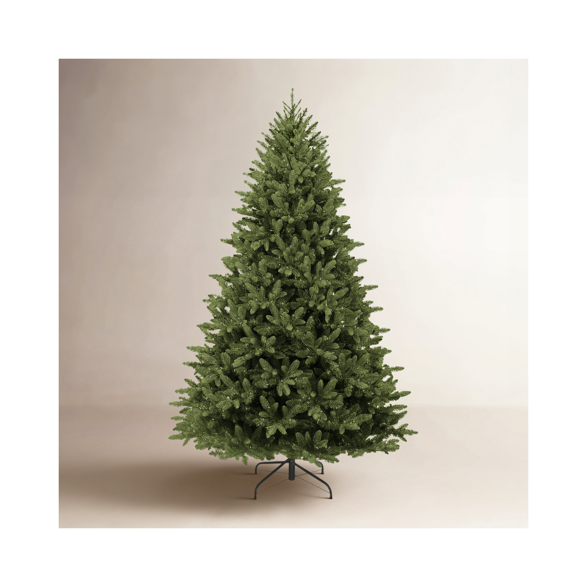 90' Lighted Artificial Spruce Christmas Tree