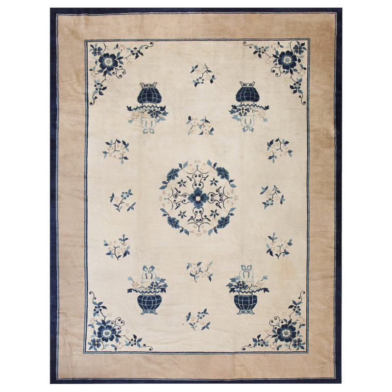 Tapis chinois antique des années 1890