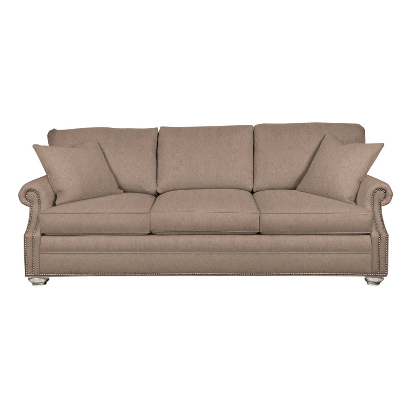 Gutherly Upholstered 93'' Sofa, Navada Mushroom, No, Navajo