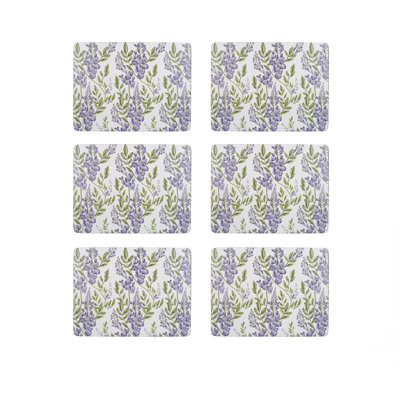 Wisteria Floral Rectangle Placemat