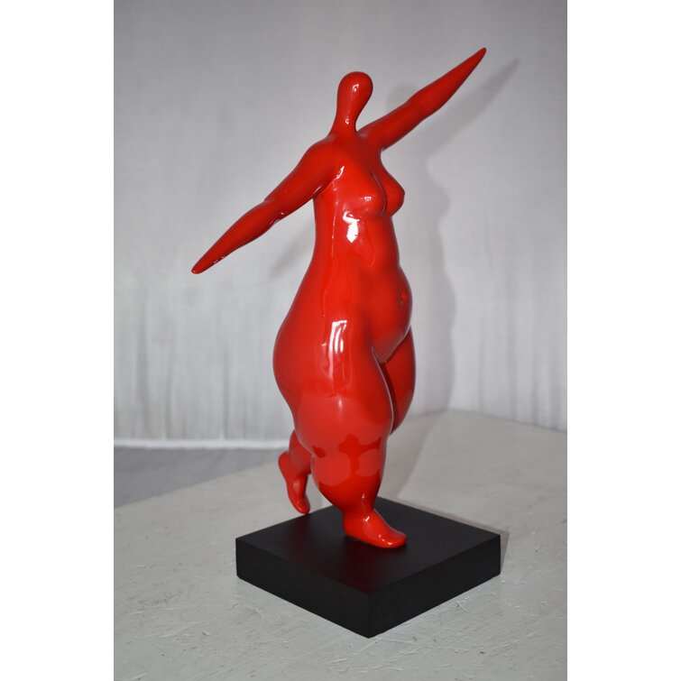 Giant Red Hand Chair Life Modern Art Size Statue