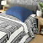 Ensemble de literie réversible moderne en coton confortable avec touche décorative, parfait pour la maison
