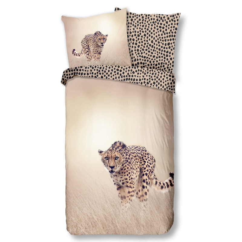 Wildlife Duvet Cover Set with Pillowcases, 135 x 200 cm - 1 Pillowcase 80 x 80 cm