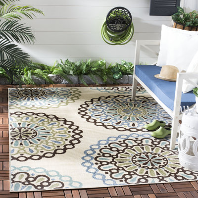 Centeno Veranda Performance Floral Indoor/Outdoor Area Rug