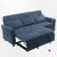 Canapé convertible 81,9 po avec fauteuil inclinable-1335274350