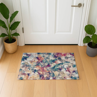 Premium Machine Washable Mayfield AMF2203 abstract Rug