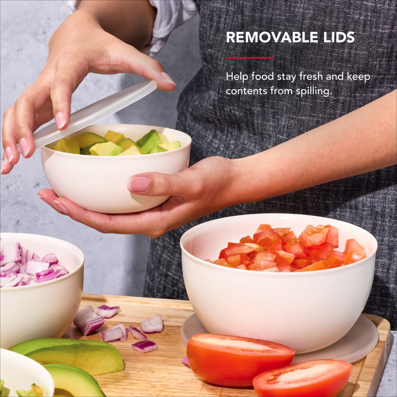 Kitchenaid Prep Bowls, Set Of 4, White