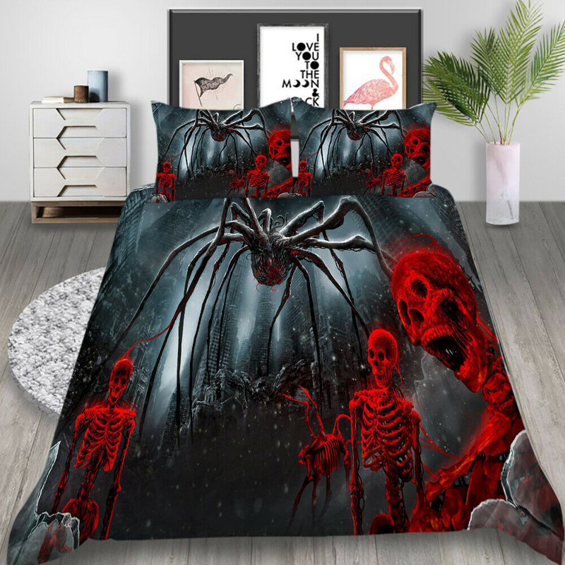 No Pattern Duvet Cover with Pillowcases Included, 220 x 240cm Duvet Cover + 2 Standard Pillowcases