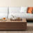 47.2" To 81.8" Expandable Coffee Table With Hidden Storage Cubbies, Modern Sliding Wood Center Table