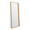 Mode Solid Wood Frame Rectangle Wall and Leaning Mirror