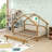 Wood bed with Soft Cushion Rails-1944352313