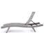 Chaise longue en osier crème-671661443